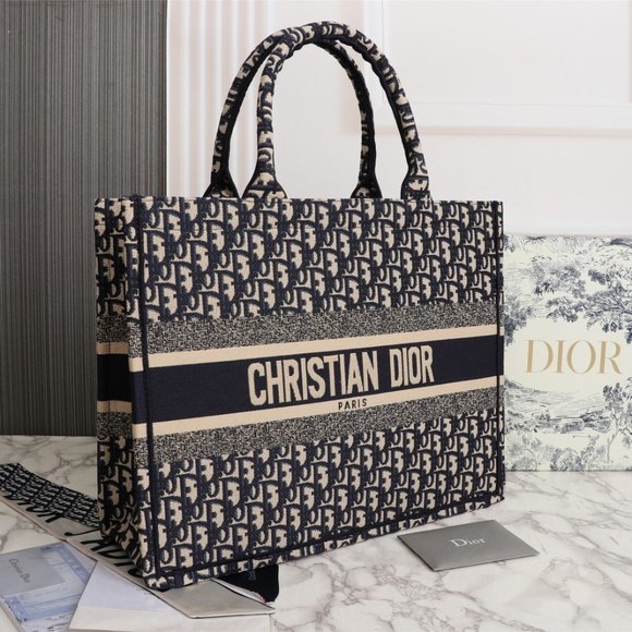 CHRISTIAN DIOR Trotter Oblique book tote Tote Bag - Picture 1 of 9